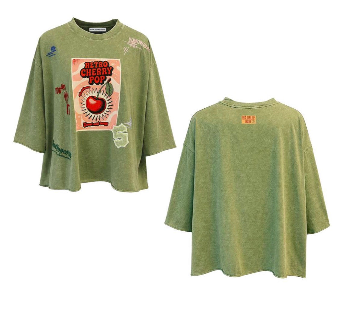 T-SHIRT VDR RETO CHERRY POP - Carla Valente