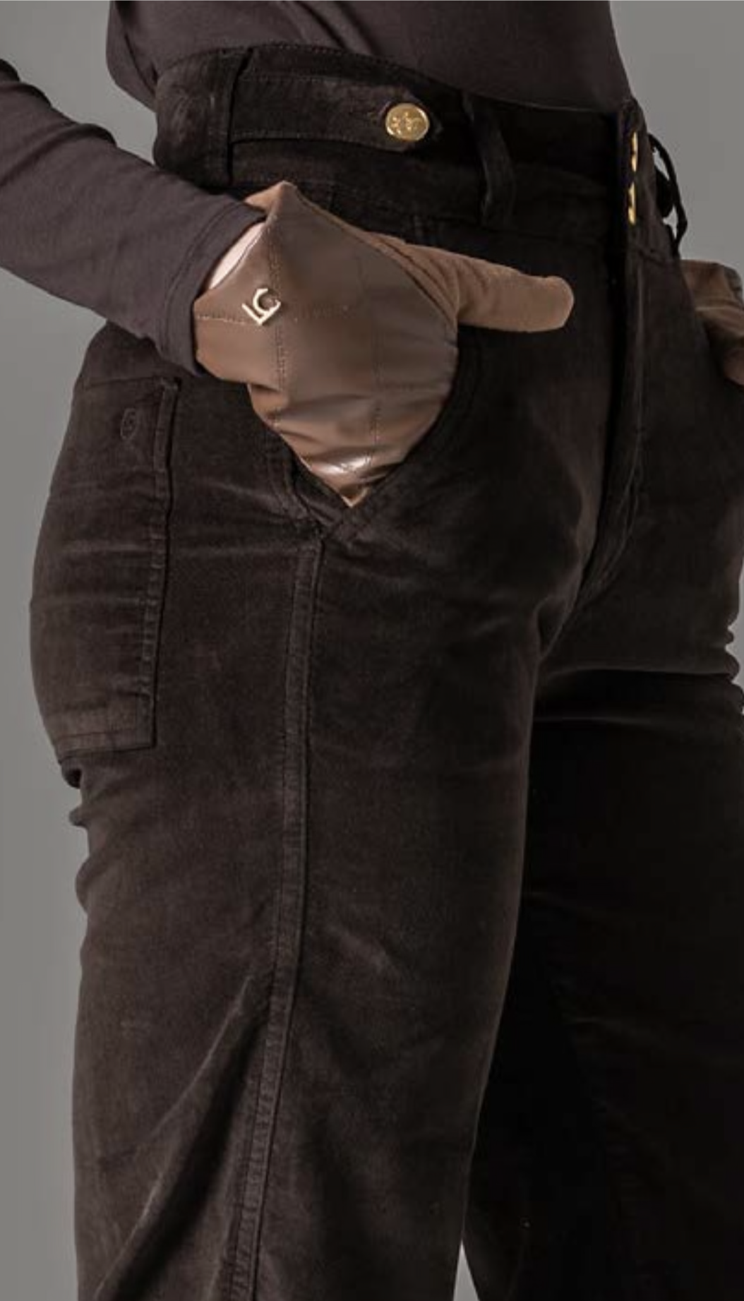 PANTALONA LIBERJEANS ELISA EM VELUDO - Carla Valente