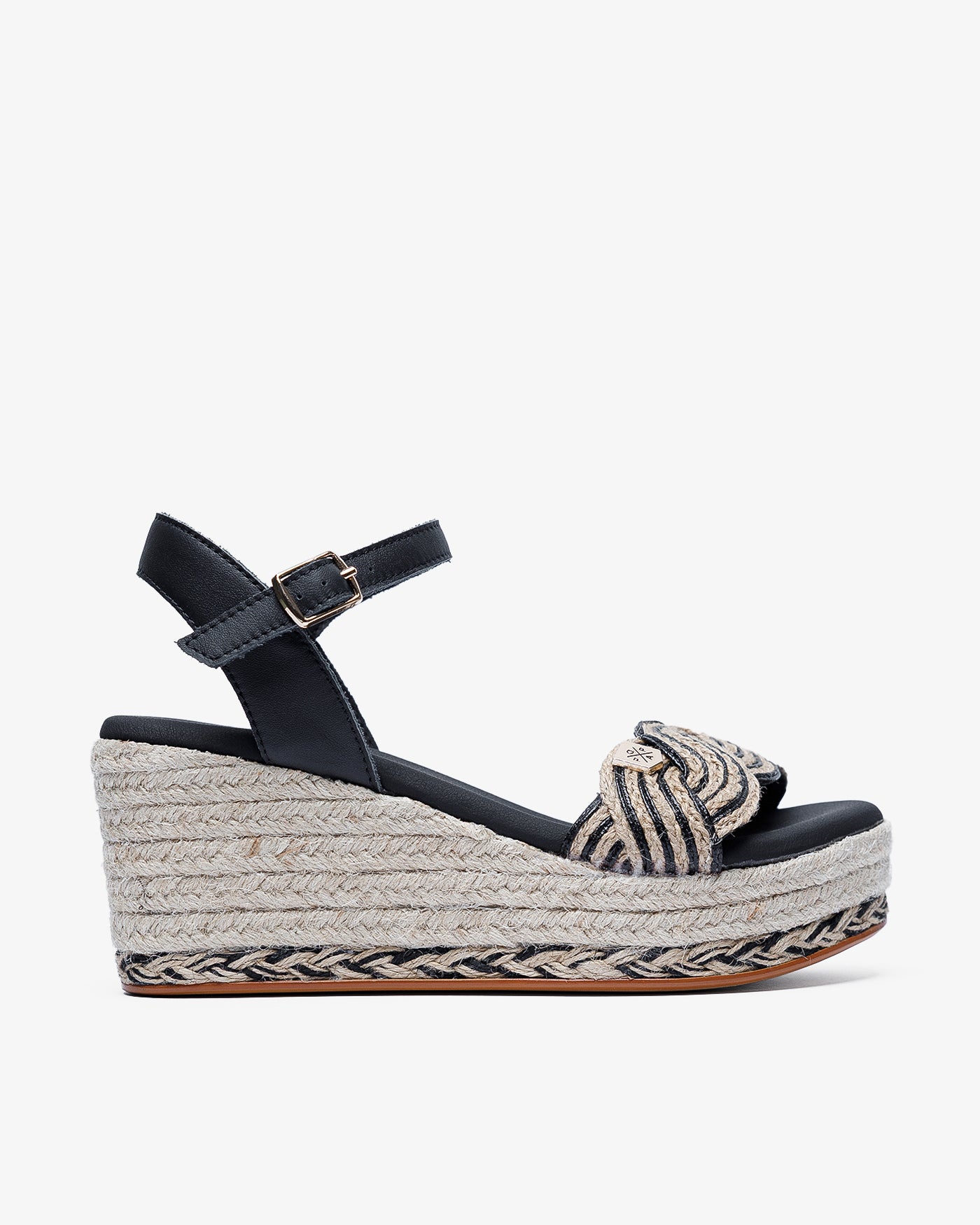 SANDÁLIA POPA GARUA  CUNHA COM TIRA YUTE - Carla Valente