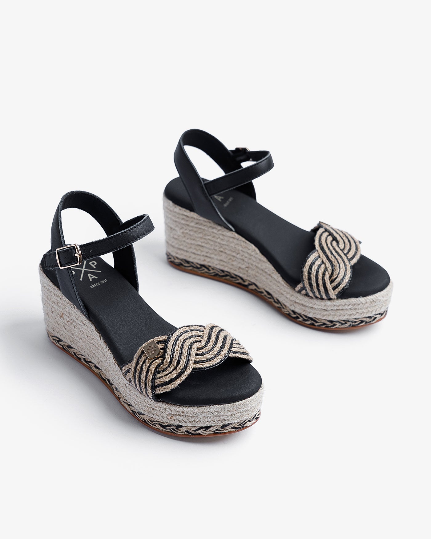 SANDÁLIA POPA GARUA  CUNHA COM TIRA YUTE - Carla Valente