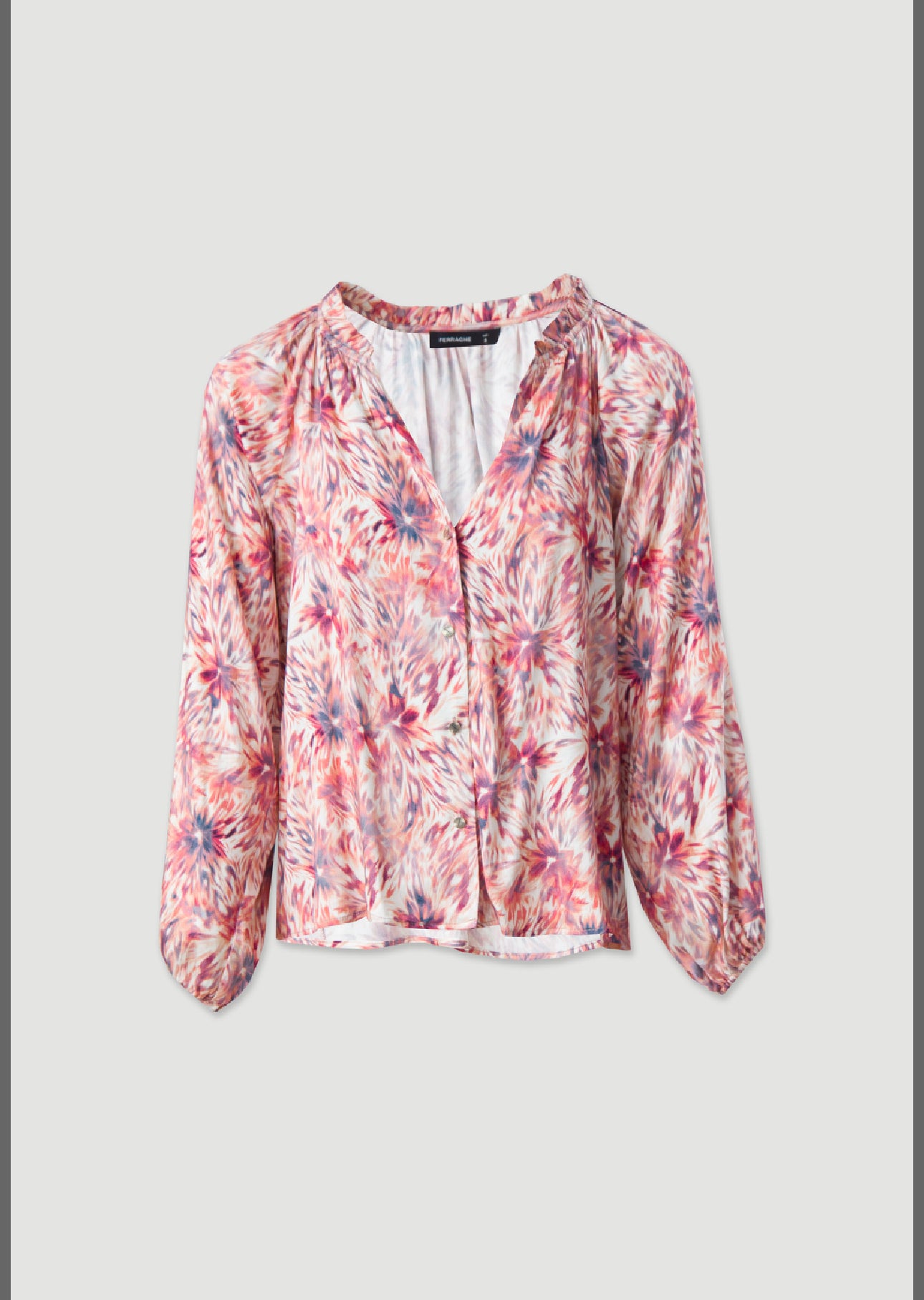 BLUSA FERRACHE FLUIDA ESTAMPADA - Carla Valente
