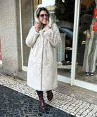 CASACO CLEO FAKE FUR  COM CARAPUÇO - Carla Valente