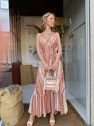 VESTIDO PHO FIRENZE LONGO DECOTE PREFUNDO COM ALSA - Carla Valente