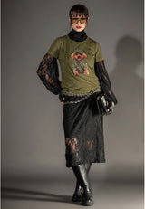 VESTIDO FOURSOUL DE RENDA