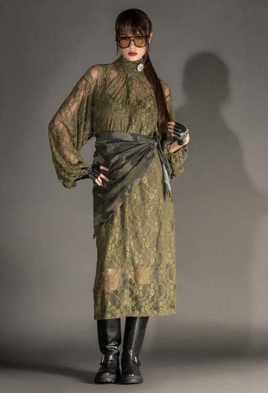 VESTIDO FOURSOUL DE RENDA