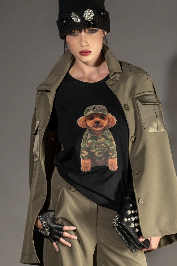 CASACO FOURSOUL SARJA BOLSO ACETINADO