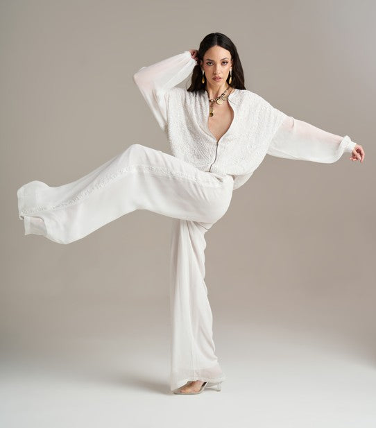 PANTALONA PHO FIRENZE COM MISSANGAS NA LATERAL - Carla Valente