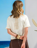 T-SHIRT FOURSOUL FELPA DECOTE EM V - Carla Valente