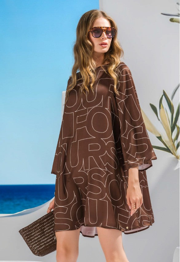 VESTIDO FOURSOUL CURTO MONOGRAMA - Carla Valente