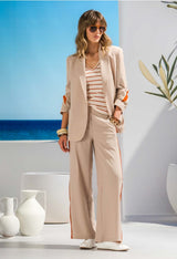 CALÇA FOURSOUL C/ BARRA LATERAL - Carla Valente