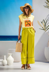 T-SHIRT FOURSOUL CAVEADA CITRUS - Carla Valente