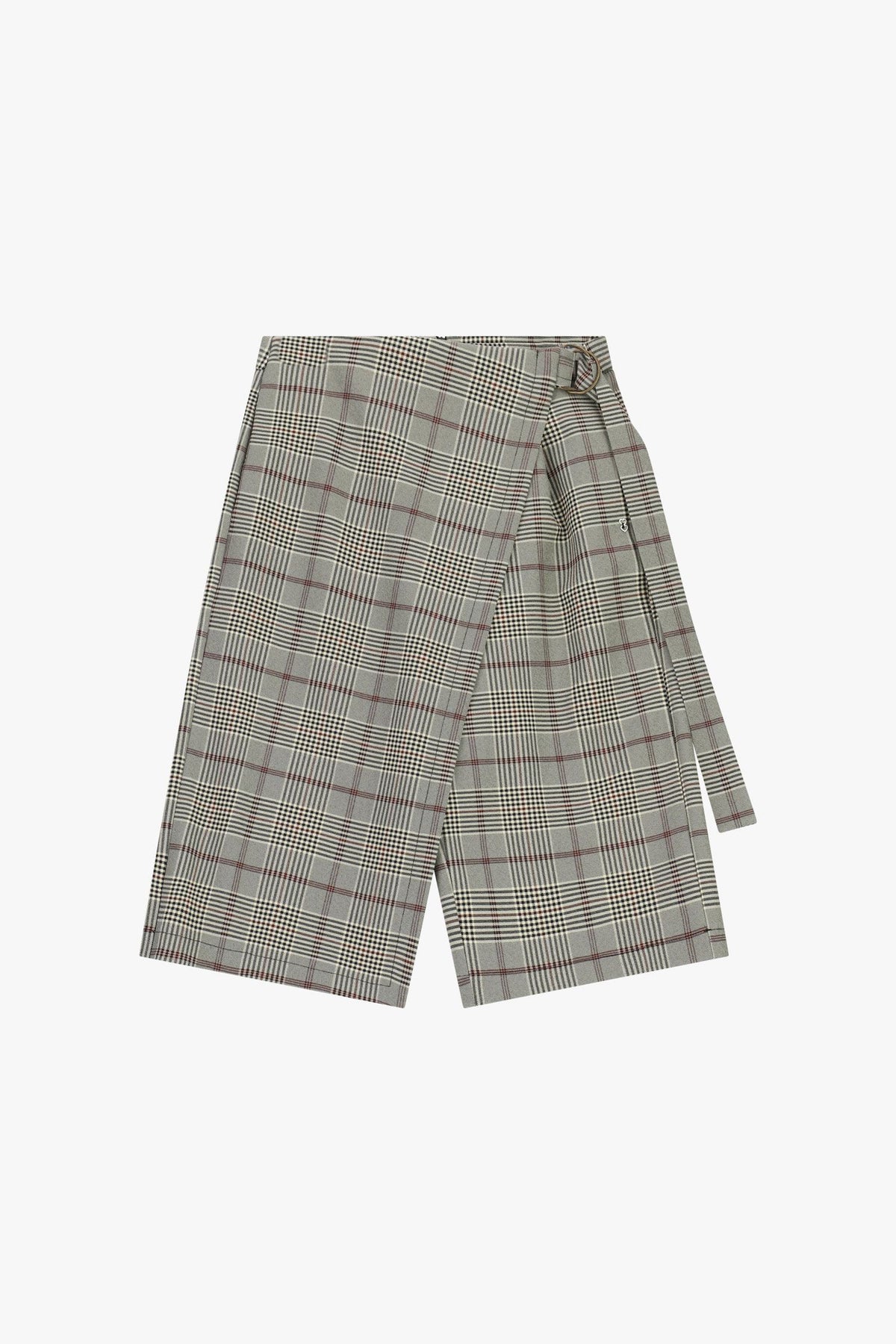 Please D0NYETX000 tartan creme e bordô