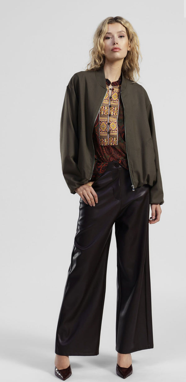 CALÇA DIXIE PALAZZO BOLSOS LATERAIS - Carla Valente