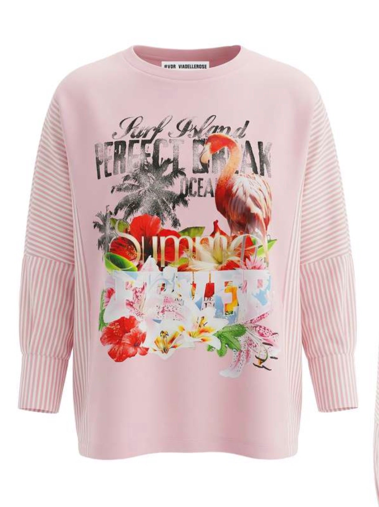 SWEATSHIRT VDR FLAMINGO SUMMER - Carla Valente