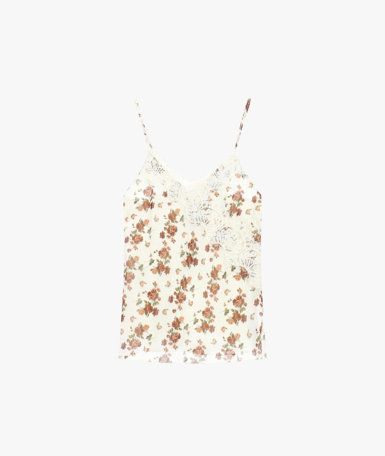 TOP DIXIE RENDA FLORAL - Carla Valente