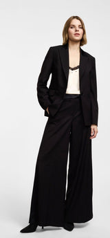 CALÇA PLEASE WIDE LEG CINTURA MÉDIA FATO COM RISCAS - Carla Valente