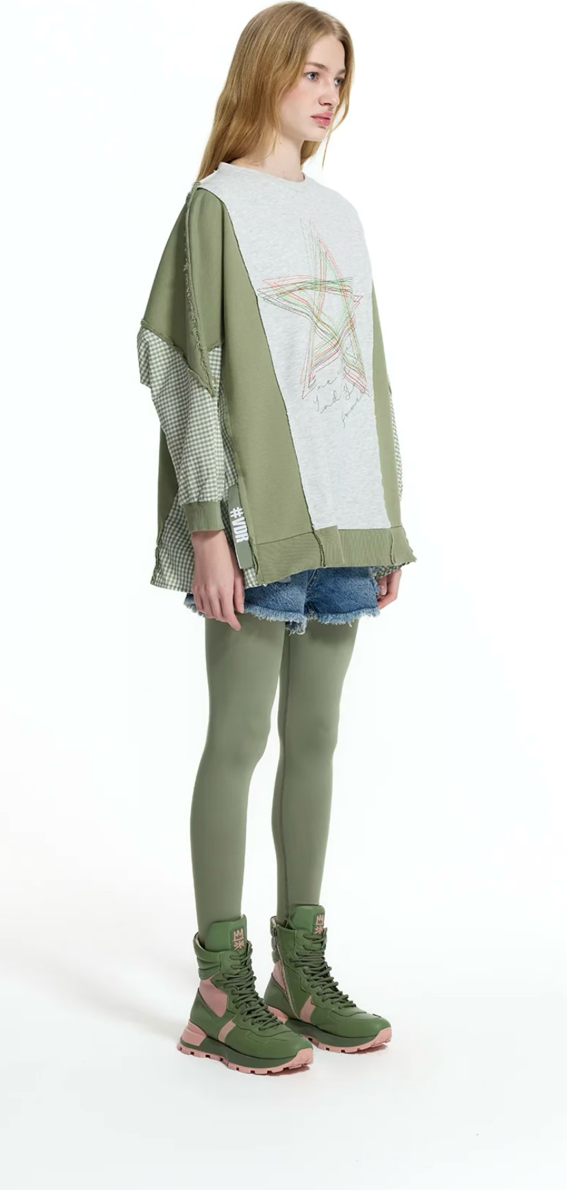 SWEATSHIRT VDR COMBINADA FELPA COM XANDR - Carla Valente