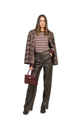 CALÇA IMPERIAL ECO PELE CORTE RETO - Carla Valente