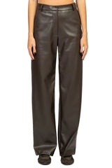 CALÇA IMPERIAL ECO PELE CORTE RETO - Carla Valente