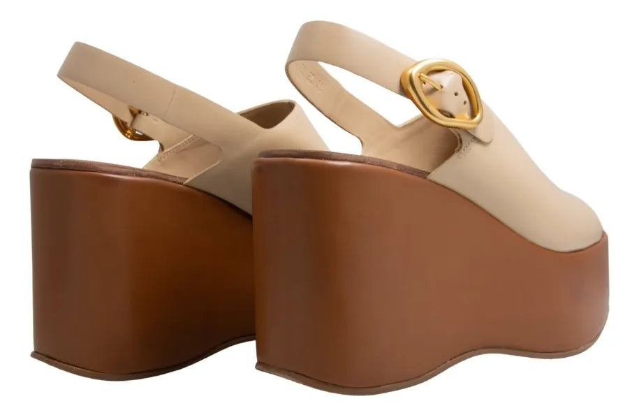 SANDÁLIA CARRANO PLATAFORMA BOLD WOOD STUDS - Carla Valente
