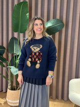 CAMISOLA DIXIE MALHA URSO DECOTE CANELADO - Carla Valente