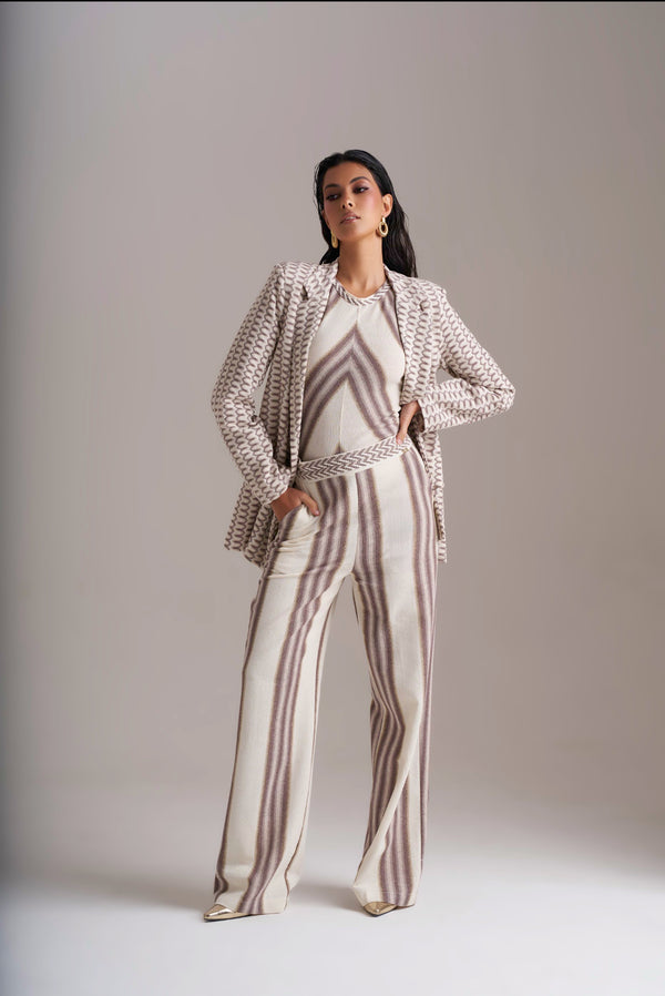 PANTALONA PHO FIRENZE DE MALHA RACHEL LUREX - Carla Valente