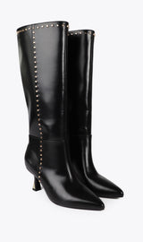 BOTA LOLA CASADMNT CANO ALTO TACÃO PERSONALIZADO E TACHAS - Carla Valente