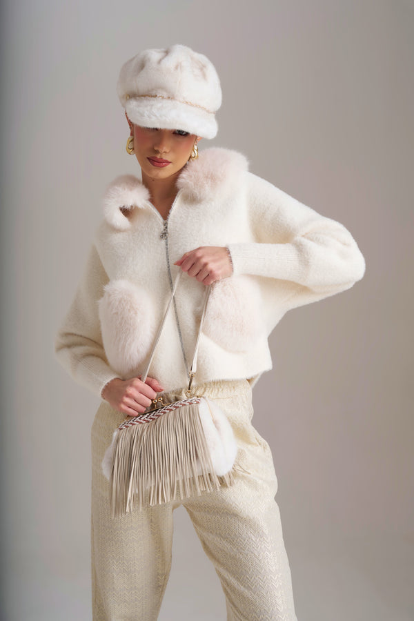 JACKET PHO FIRENZE DE MALHA COM APLICAÇÃO GOLA O - Carla Valente