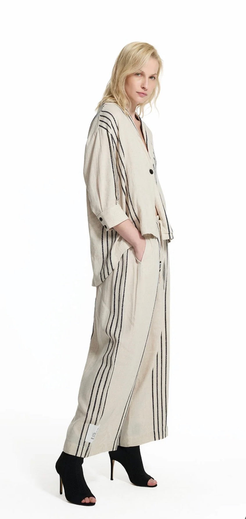 CASACO VDR OVERSIZE COM RISCAS - Carla Valente