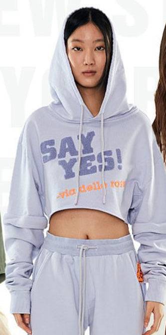 SWEATSHIRT VDR CROPPED SAY YES C/CRPÇ - Carla Valente