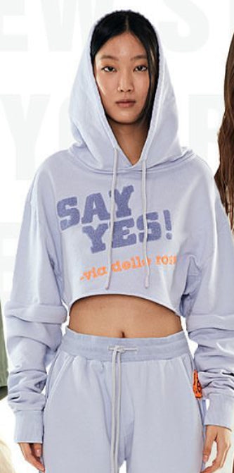 SWEATSHIRT VDR CROPPED SAY YES C/CRPÇ