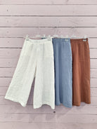 CALÇA CULOTTE PLEASE LINHO - Carla Valente