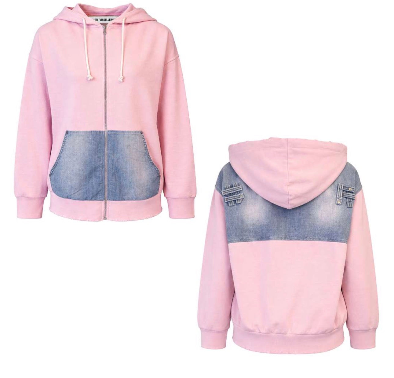 SWEATSHIRT VDR  COM BOLSOS CANGURU DE GANGA COM CARAPUÇO - Carla Valente