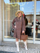 VESTIDO FOURSOUL CURTO MONOGRAMA - Carla Valente