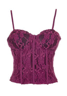 TOP FRACOMINA BUSTO SLIM FIT RENDADO - Carla Valente