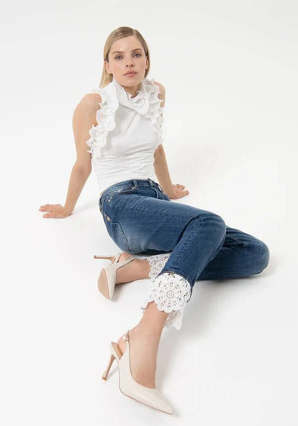 JEANS FRACOMINA BOYFRIEND FIT BAINHA BOS - Carla Valente