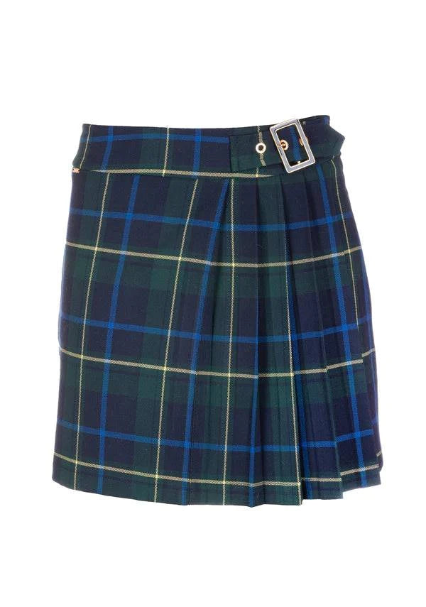 MINI SAIA FRACOMINA CORTE REGULAR TARTAN