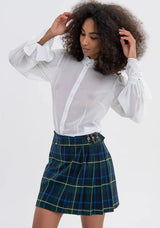 MINI SAIA FRACOMINA CORTE REGULAR TARTAN