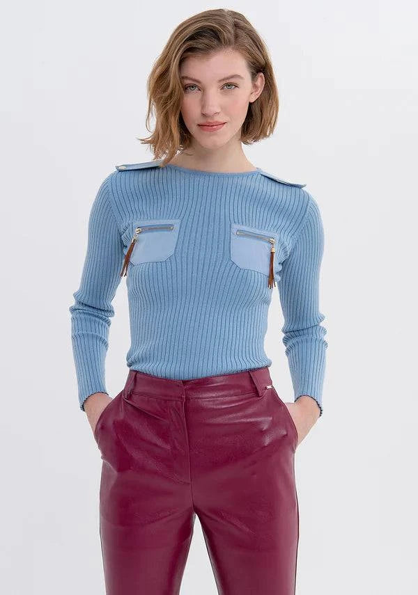 CALÇA FRACOMINA BOOTCUT COURO ECOLÓGICO - Carla Valente