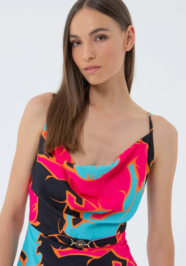 VESTIDO FRACOMINA MINI MULTICOLOR - Carla Valente