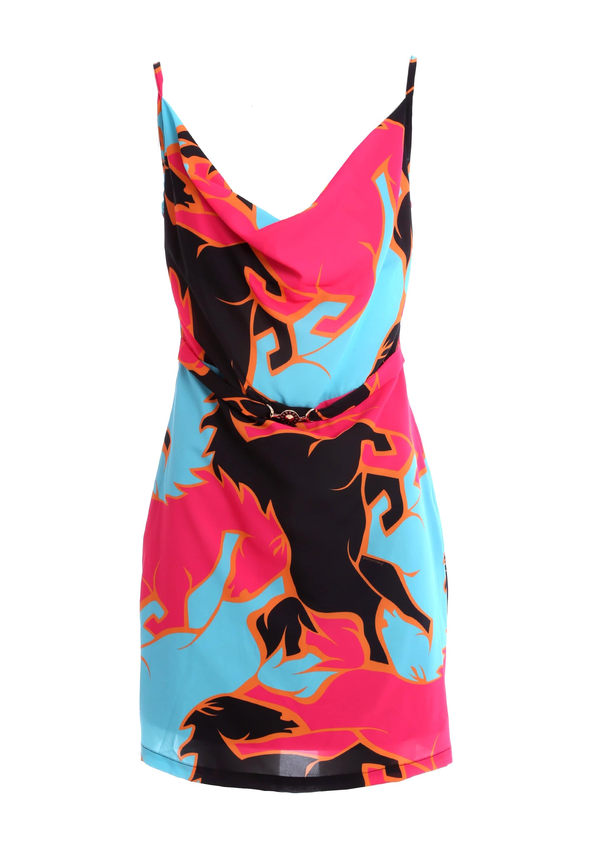 VESTIDO FRACOMINA MINI MULTICOLOR - Carla Valente