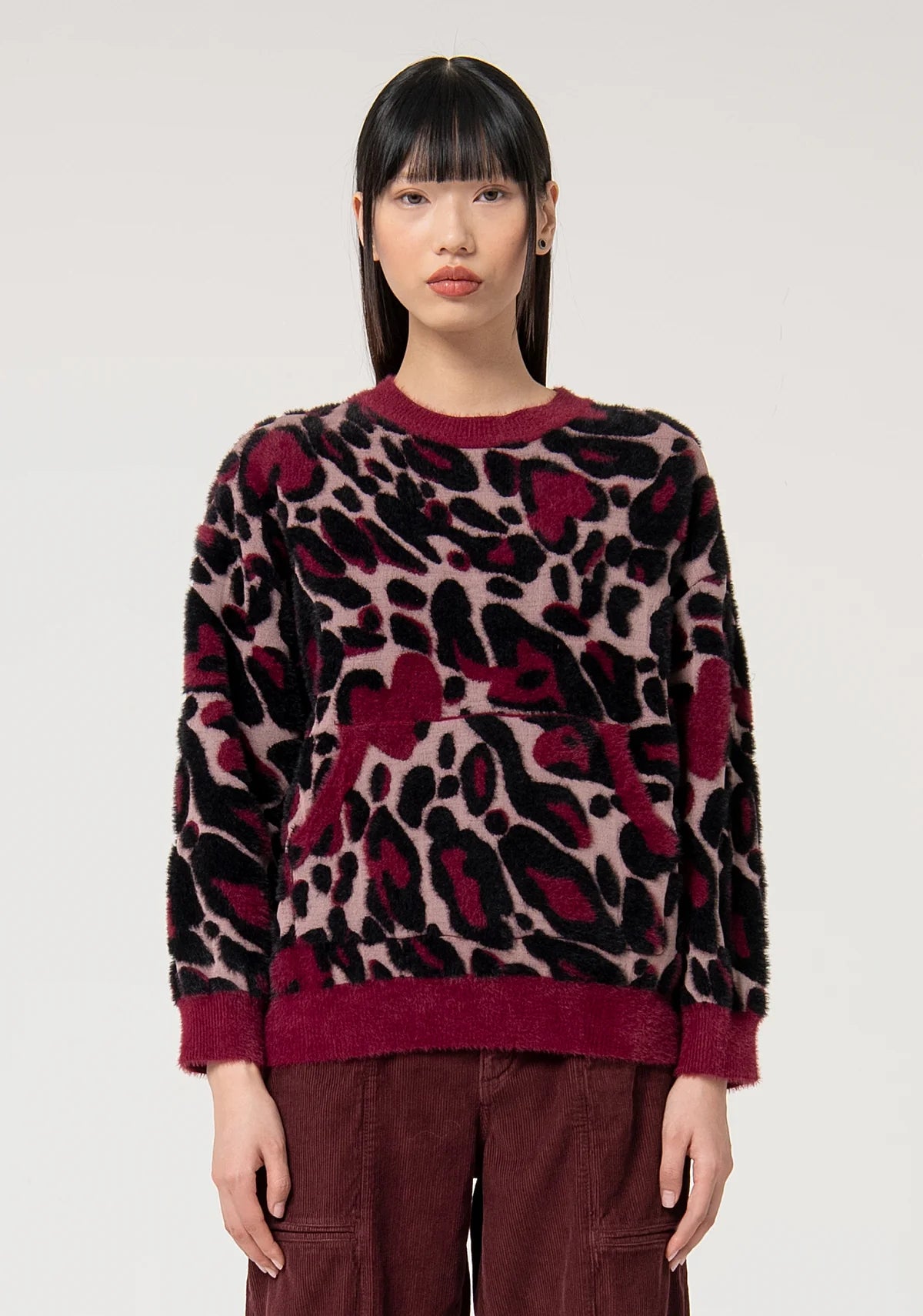 SWEATER FRACOMINA JACQUARD ANML PRINT - Carla Valente