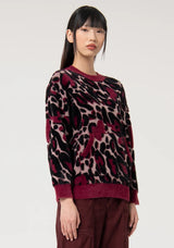 SWEATER FRACOMINA JACQUARD ANML PRINT