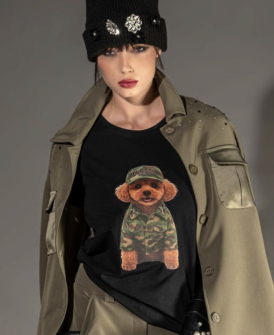 JERSEY FOURSOUL PUPPY CAMUFLADO - Carla Valente