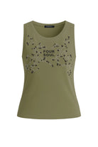 TANK TOP FOURSOUL COM STRASS - Carla Valente