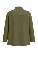 CASACO FOURSOUL SARJA BOLSO ACETINADO