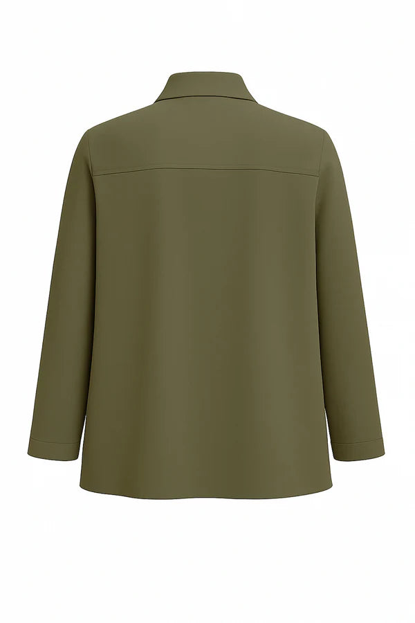 CASACO FOURSOUL SARJA BOLSO ACETINADO