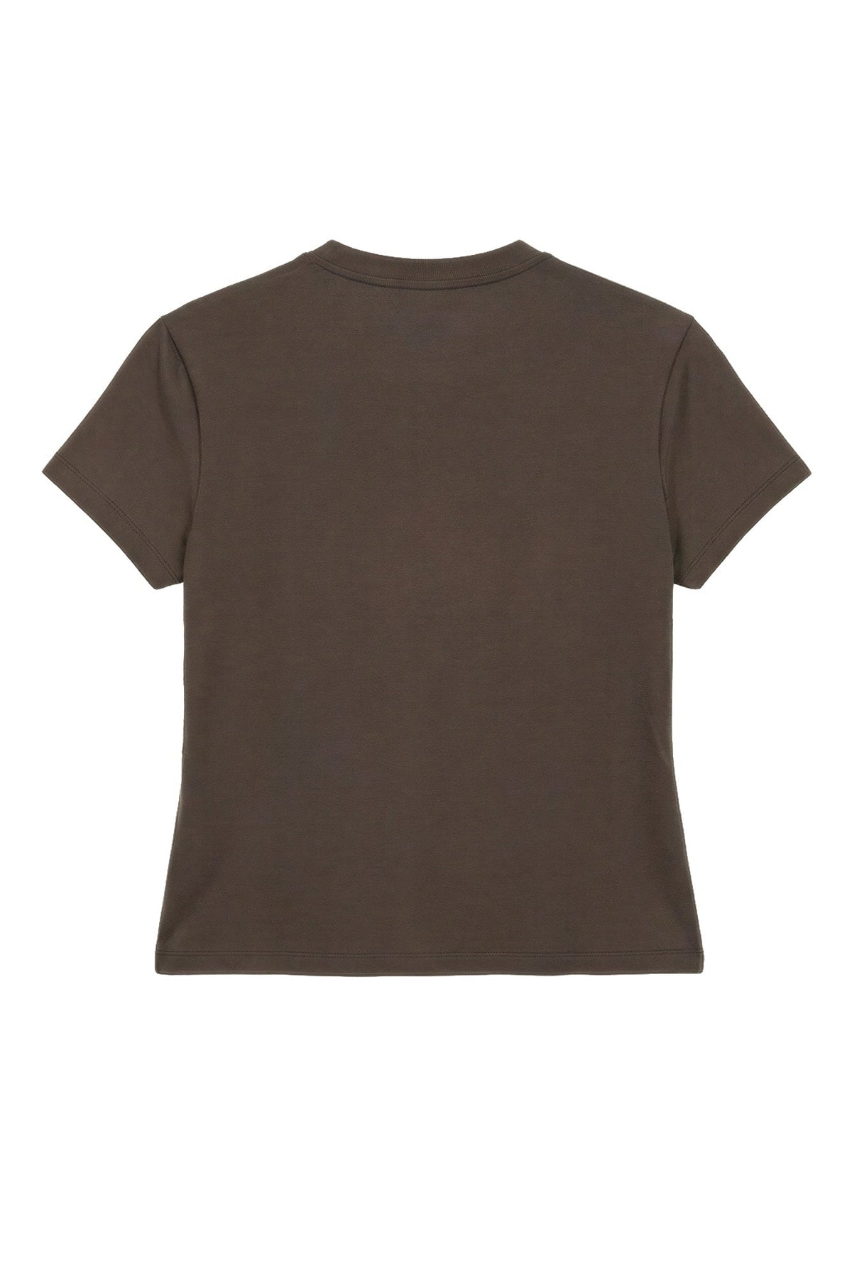 T-SHIRT FOURSOUL INTERLOCK LOGO — Castanho