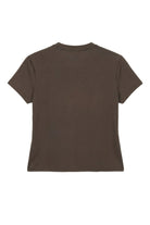 T-SHIRT FOURSOUL INTERLOCK LOGO — Castanho