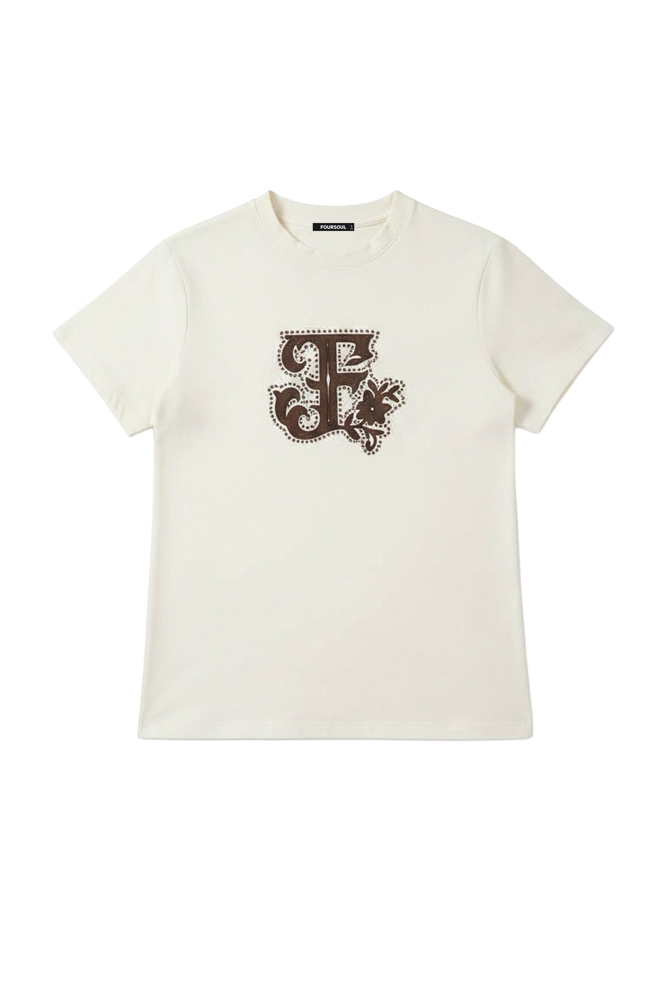T-SHIRT FOURSOUL INTERLOCK LOGO — Cru